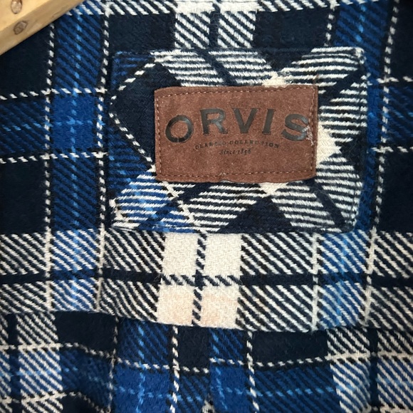 ORVIS mens small button down long sleeve shirt / jacket with pockets - Picture 5 of 6